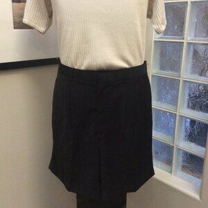 Men's Black Pleated Dress Shorts RON CHERESKIN Size 38